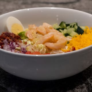 Garlic Shrimp Chopped Salad